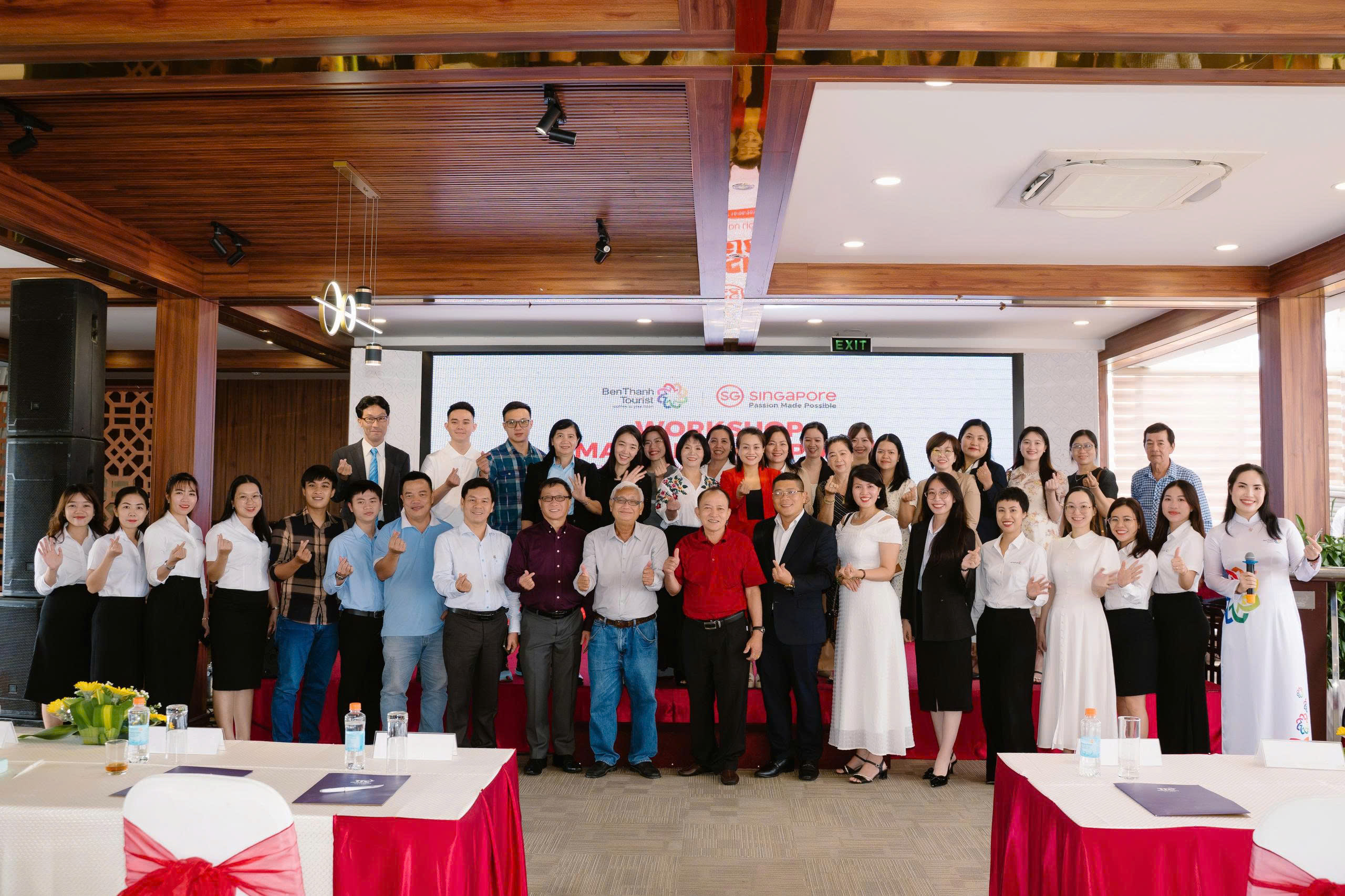 BENTHANH TOURIST TỔ CHỨC HOẠT ĐỘNG XÚC TIẾN DU LỊCH SINGAPORE TẠI TP CẦN THƠ